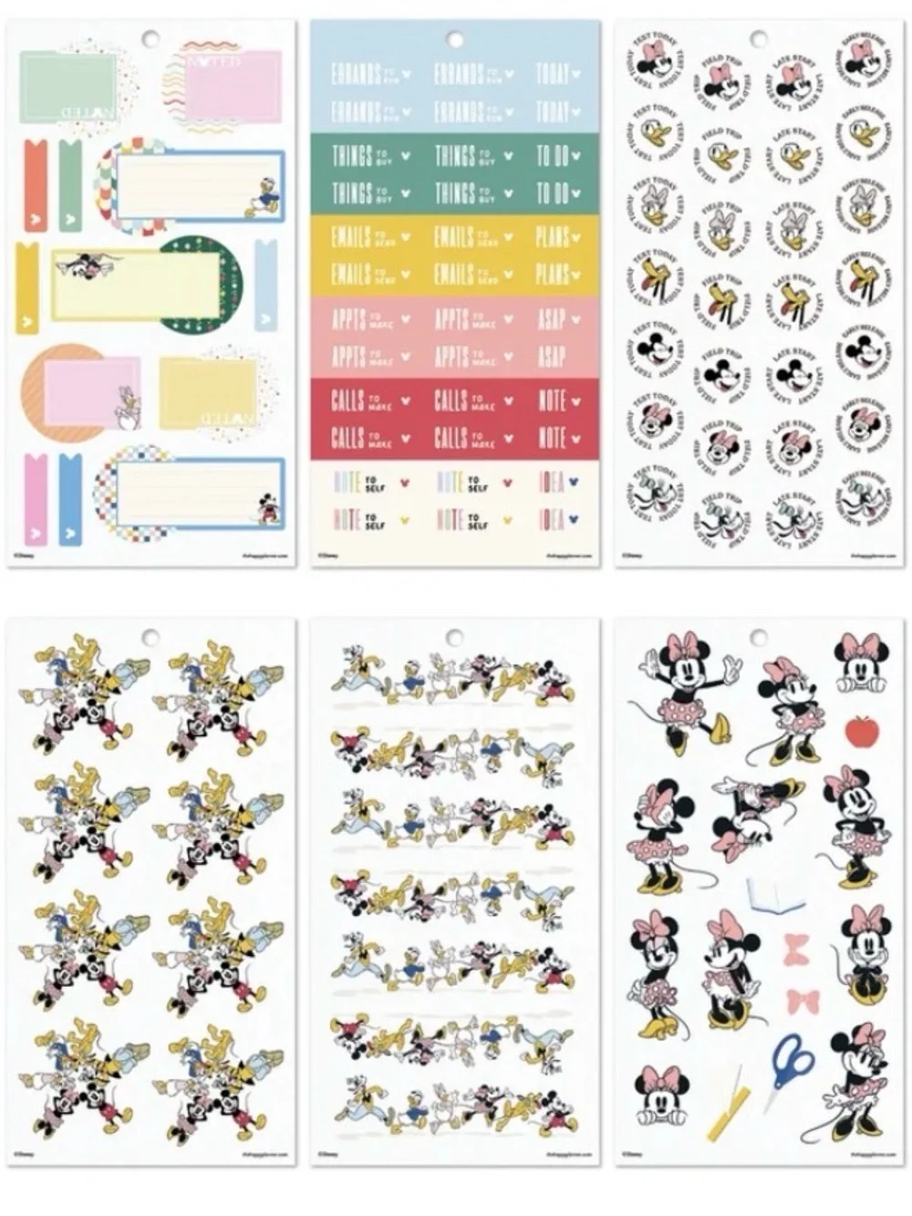 The Happy Planner assortment disney